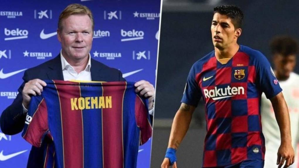 Ronald Koeman se ha pronunciado sobre el futuro de Luis Suárez, quien se quedó fuera de otra convocatoria del Barcelona, esta vez para el amistoso contra Girona. 'Hemos hablado esta mañana con Luis (Suárez) sobre su futuro. Estamos esperando si finalmente sale o no. Desde el primer día he dicho que respetamos el contrato de todos los jugadores y, será un jugador más de la plantilla si finalmente se queda', apuntó el entrenador holandés sobre el delantero uruguayo.