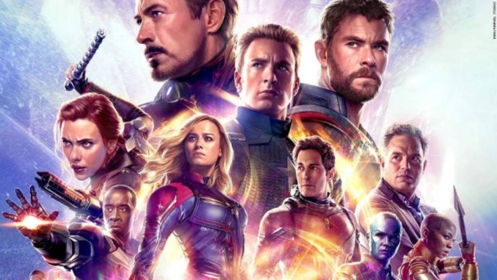 1.- Avengers: Endgame - $2 790 216 193 (dos mil setecientos noventa millones, doscientos dieciséis mil ciento noventa y tres dólares).