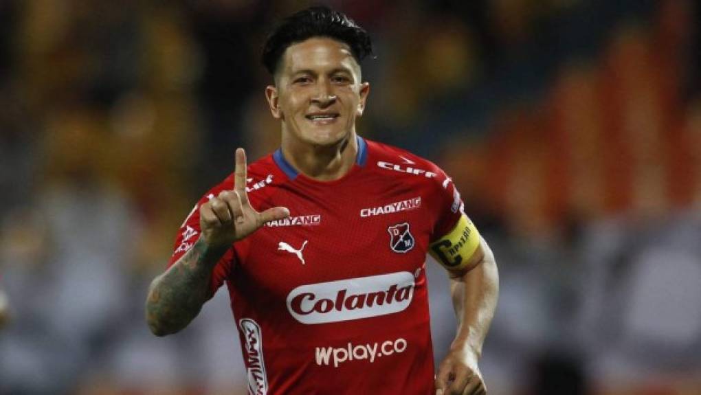 9. Germán Cano (Independiente de Medellín) - 32 goles y 1515 puntos.