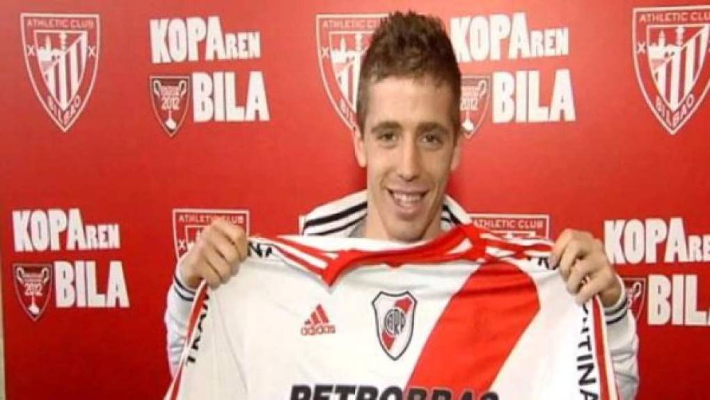 El futbolista español Iker Muniain, del Athletic de Bilbao, es declarado aficionado de River Plate.