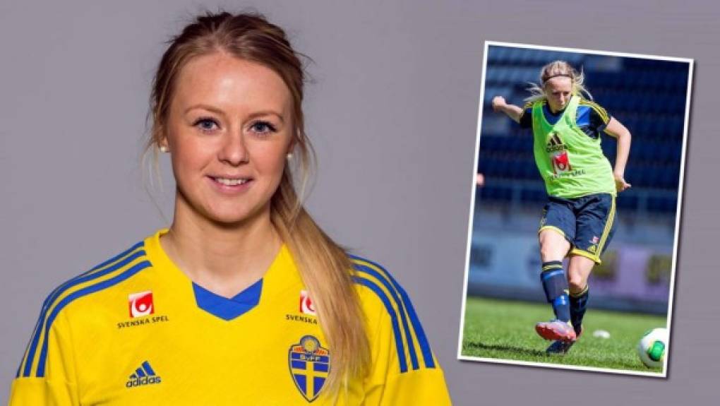 Amanda Ilestedt. Defensa de Suecia de 22 años.