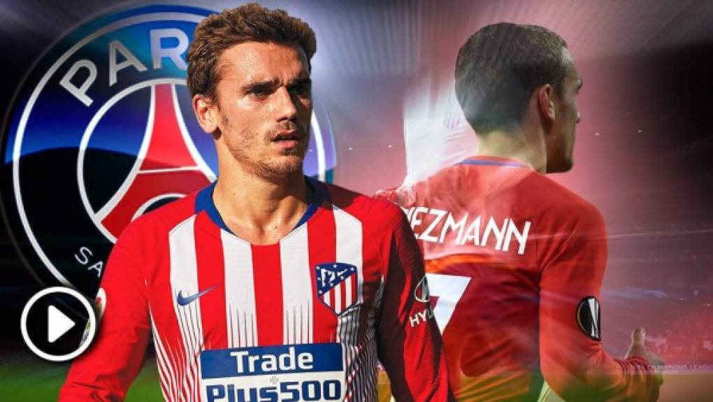 Antoine Griezmann: El delantero francés de 28 años de edad es otro de los que suena para llegar al PSG luego de que anunció su salida del Atlético de Madrid.