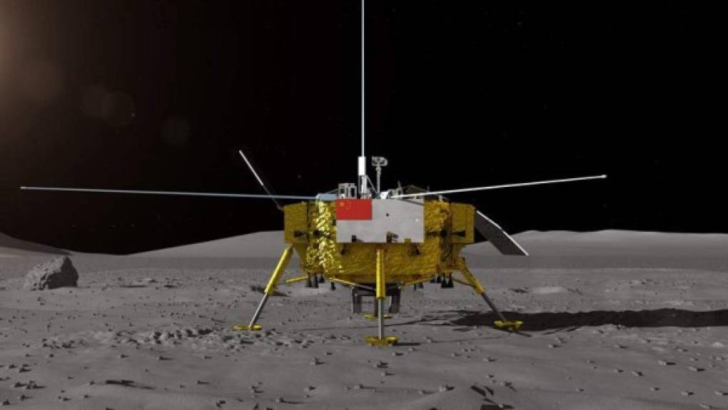 Ninguna sonda ni ningún módulo de exploración se había posado nunca antes en la superficie de la cara oculta de la Luna.