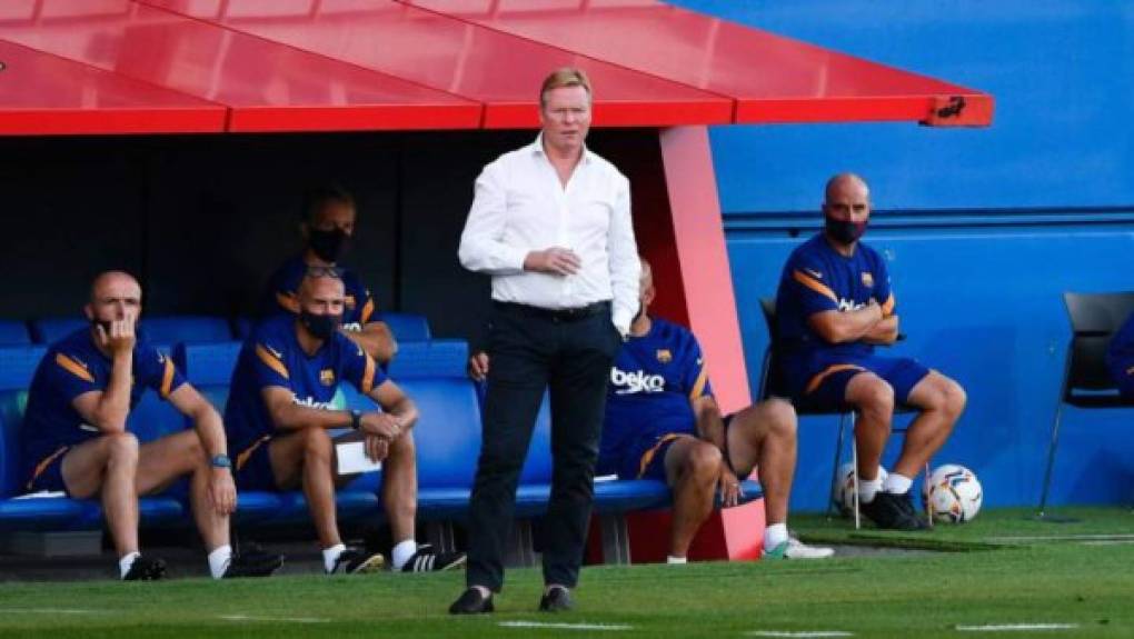 Ronald Koeman dejó algunas pistas sobre cómo quiere que sea su Barcelona en el primer partido de la pretemporada azulgrana, disputado este sábado en el estadio Johan Cruyff y que finalizó con victoria local por 3-1 ante el Nàstic de Tarragona.