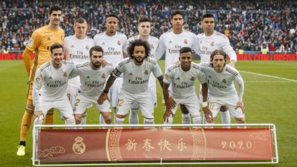 Este fue el 11 titular del Real Madrid.