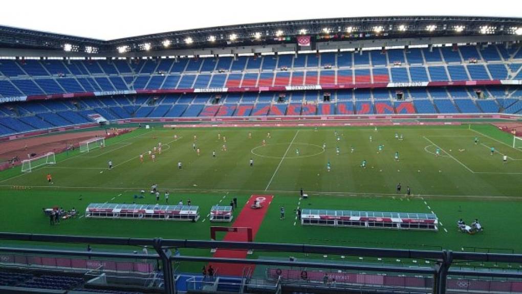 El estadio de Yokohama fue el escenario deportivo en donde se enfrentaron Honduras y Corea del Sur.