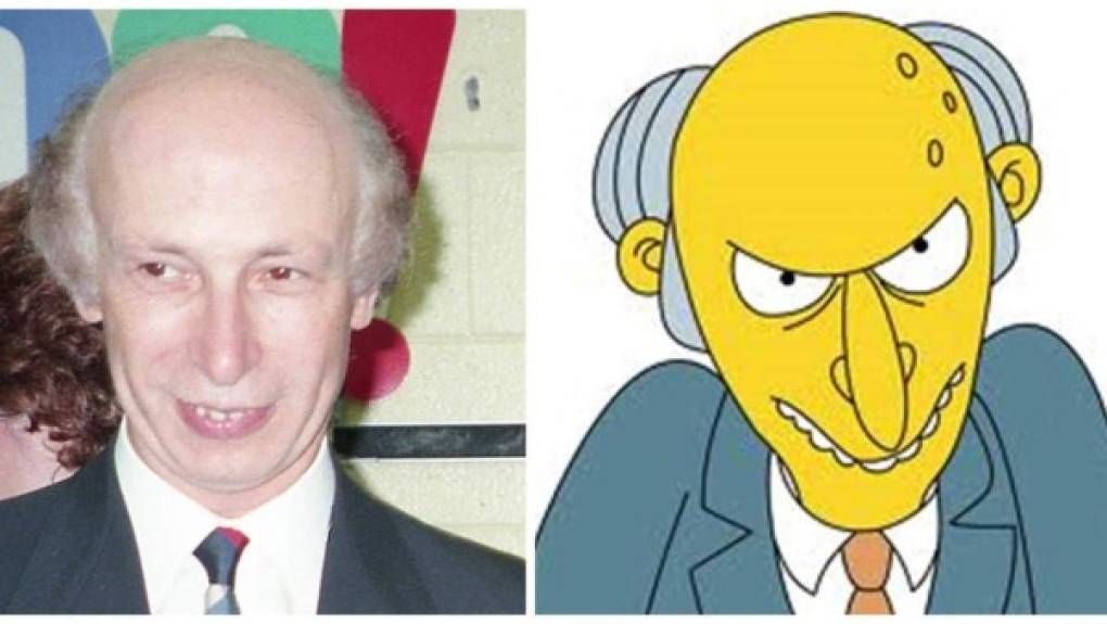 Este hombre tiene un claro parecido a Mr Burns, de la serie 'The Simpsons'.
