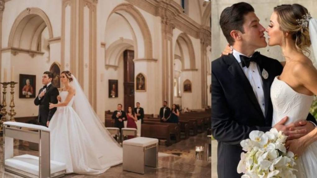 En secreto y con sólo unos 20 invitados el Senador Samuel García y la influencer Mariana Rodríguez celebraron ayer su boda religiosa en la Catedral Metropolitana.