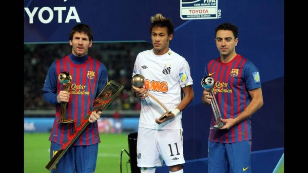 Messi, Neymar y Xavi se adjudicaron los premios a mejores jugadores del torneo.