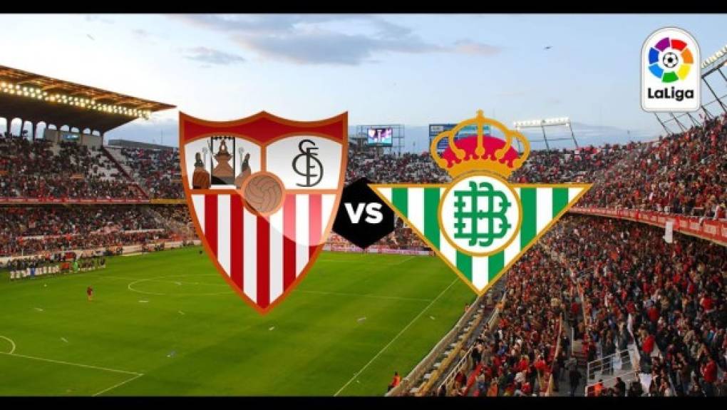 El siempre vibrante duelo Sevilla-Betis marca el jueves la vuelta de LaLiga tras un parón de tres meses por la pandemia del coronavirus. El duelo dará inicio a partir de las 2:00pm, hora de Honduras. Lo podrás ver por la señal de Sky Sports.