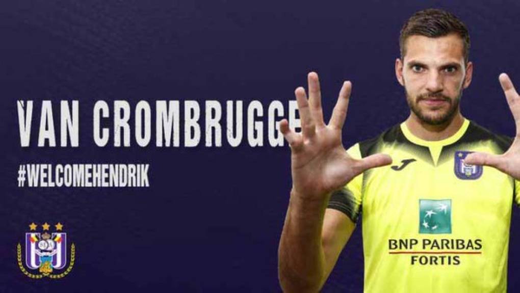 El Anderlecht ha fichado al guardameta belga Hendrik Van Crombrugge por 2.000.000 €. Firma hasta junio de 2023.