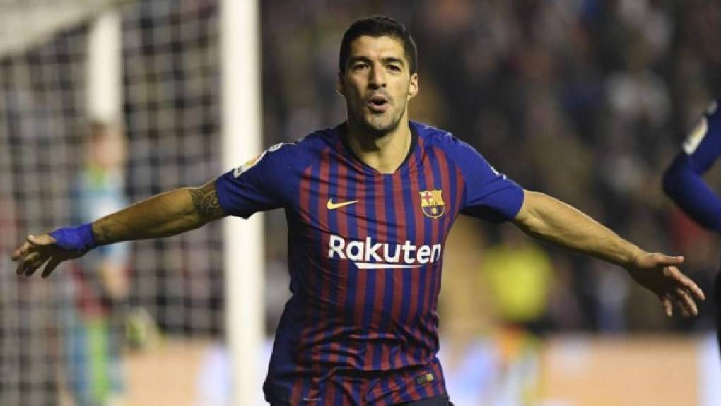 8. Luis Suárez: El delantero uruguayo suma 20 goles con el FC Barcelona de la Liga Española.