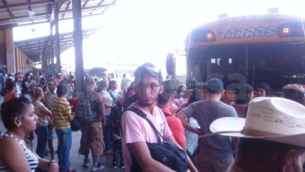 Así está la Gran Central Metropolitana de Buses en San Pedro Sula