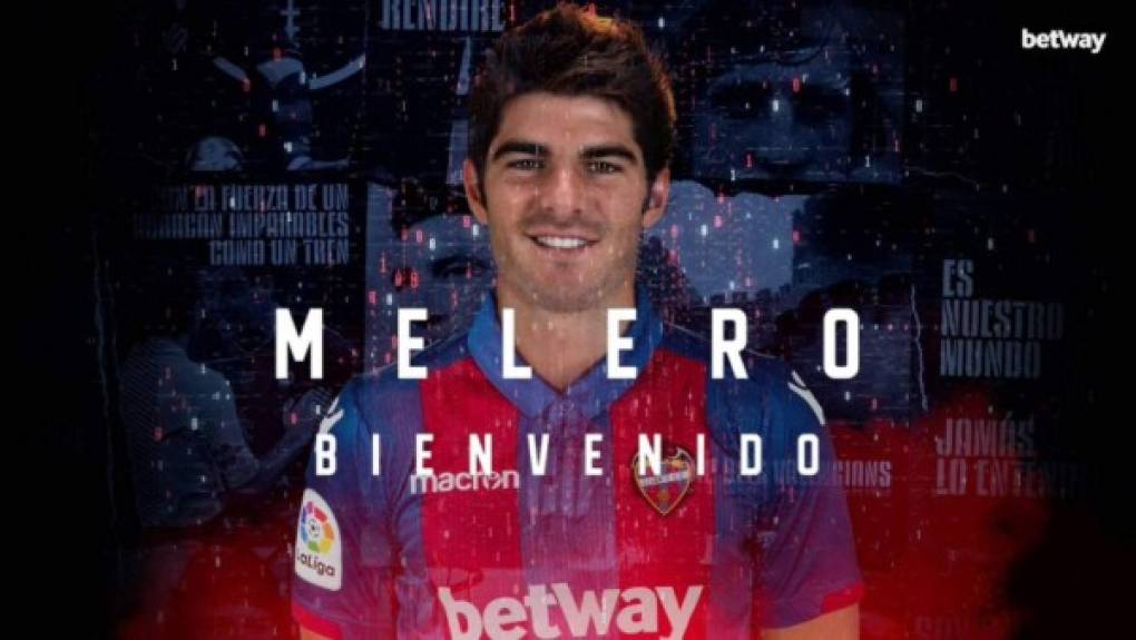 El centrocampista español Gonzalo Melero abandona el Huesca para vestir los colores del Levante hasta 2023. El ex de la Ponferradina llega a Valencia tras tres temporadas en El Alcoraz a cambio de 3,6 millones de euros.