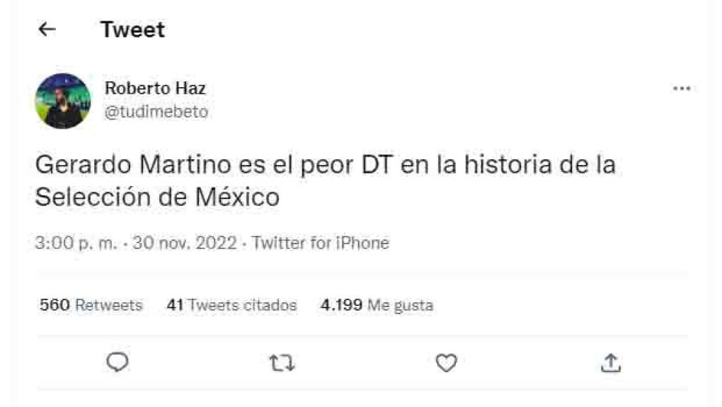 Gerardo Martino es señalado por los mexicanos.