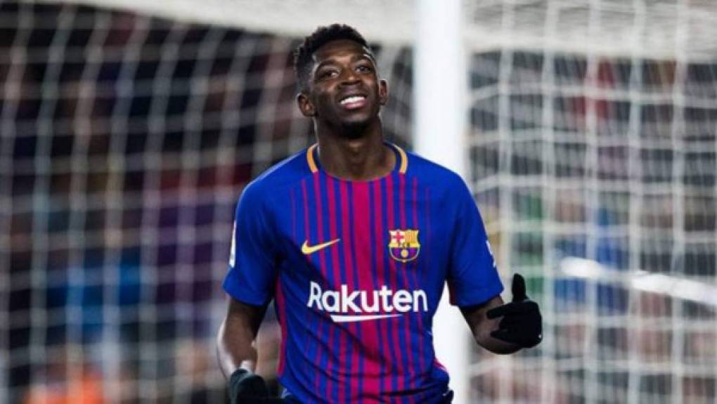 Ousmane Dembélé: El joven delantero francés no ha podido consolidarse en el Barcelona por sus constantes lesiones y es otro de los que aparece como posible salida del cuadro culé. Se menciona que el PSG podría ser su próximo destino.