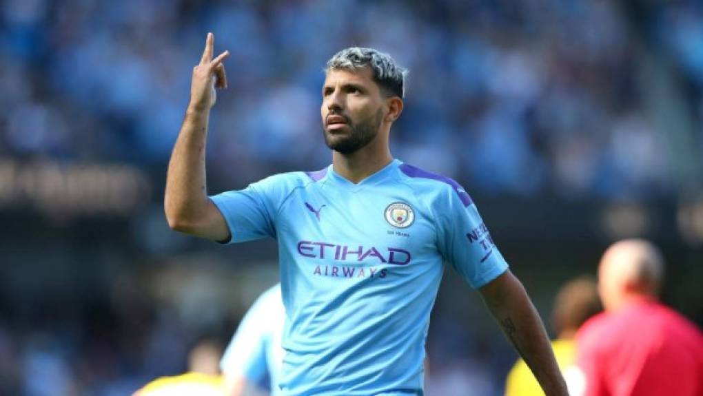 13. Sergio 'Kun' Agüero (Manchester City) - El delantero argentino ha marcado 16 goles esta temporada en la Premier League, sumando 32 puntos.