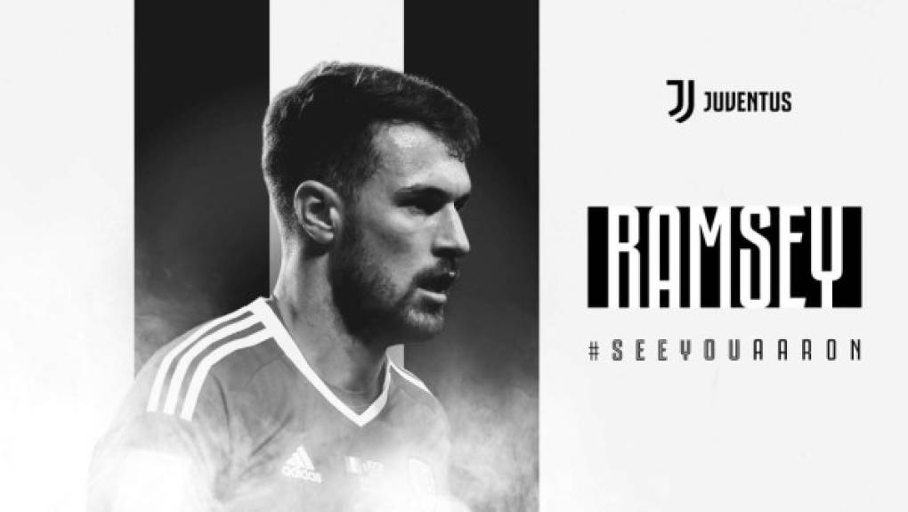 Oficial. La Juventus anunció el fichaje del centrocampista galés Aaron Ramsey quien llegará a partir del 1 de julio del 2019 al cuadro italiano procedente del Arsenal de Inglaterra. El volante firmó un contrato de cuatro temporadas.<br/>