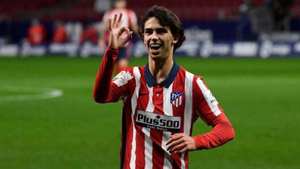 Joao Félix: El joven portugués sería uno de los delanteros del Atlético ante Real Madrid.