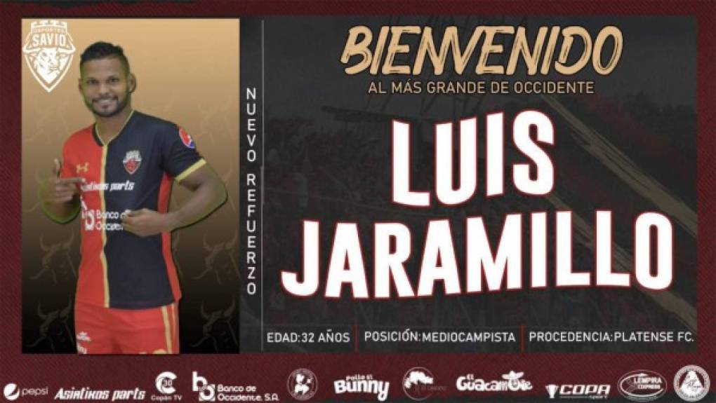 Luis Jaramillo: El mediocampista panameño fue anunciado como nuevo jugador del Deportes Savio de la Liga de Ascenso. En la última campaña militó en Platense.