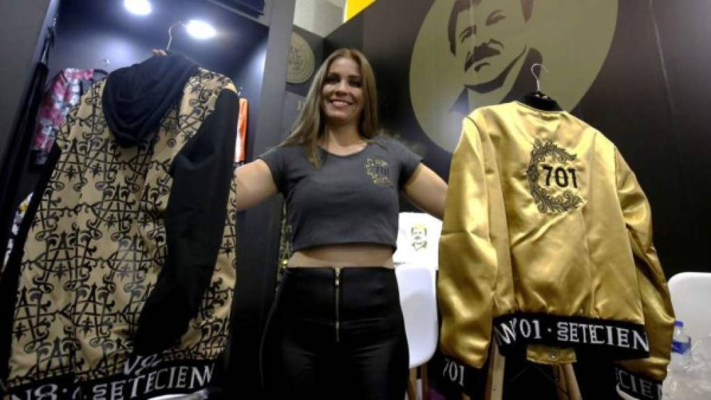 Alejandrina Gisselle es empresaria, dueña de la marca, El Chapo, que de acuerdo con el Instituto Mexicano de Propiedad Industrial, es para poder utilizar el sobrenombre de su padre en vestuario, calzado y sombrería.