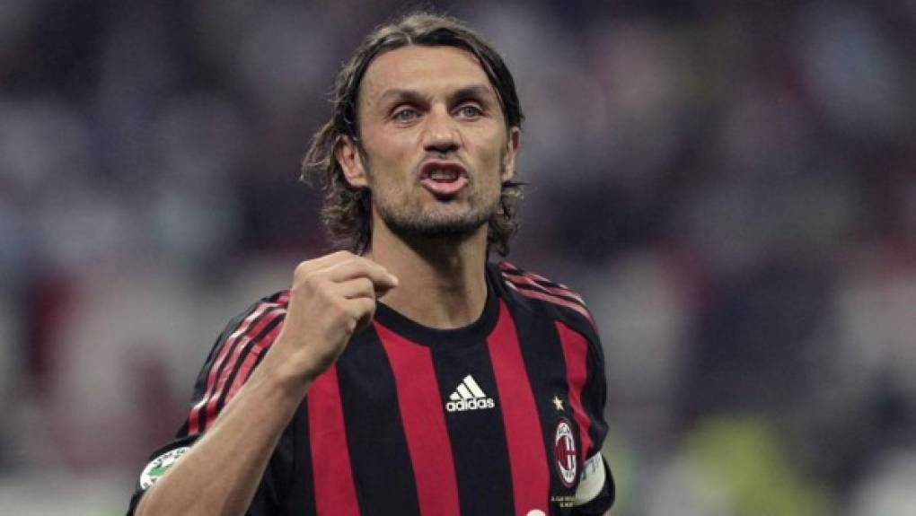 14. Paolo Maldini (AC Milan) 26 títulos. Foto AFP