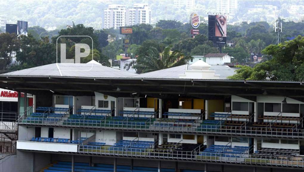 Los palcos del coloso sampedrano que el jueves estarán a reventar de aficionados.