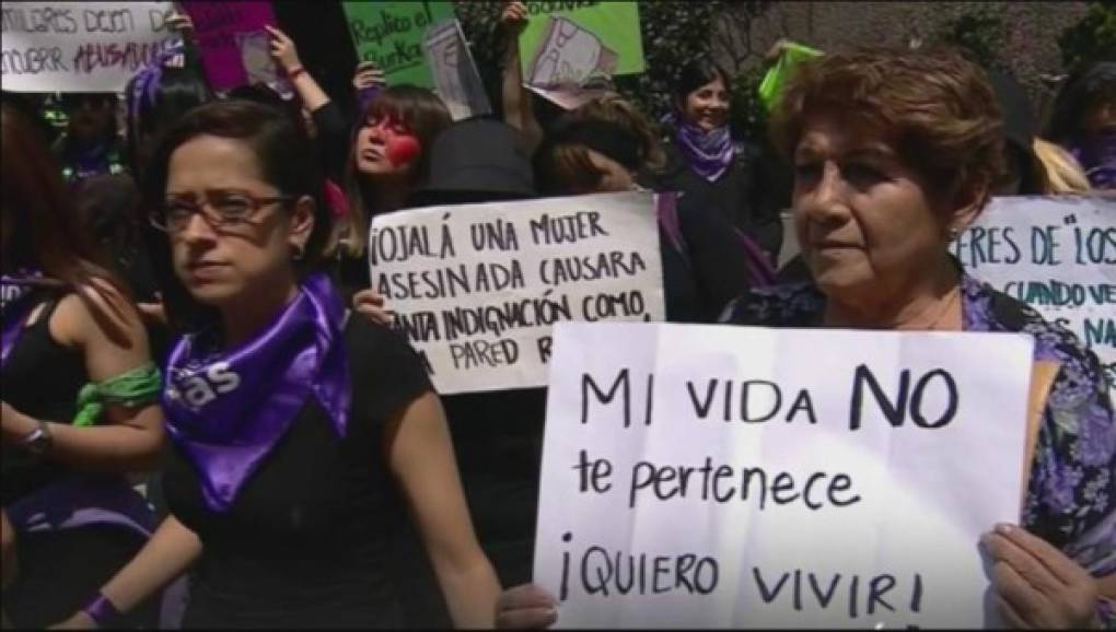 México fue uno de los países más fuertes del estallido social 8M. Las mujeres exigieron mayor seguridad para bajar la ola de feminicidios.