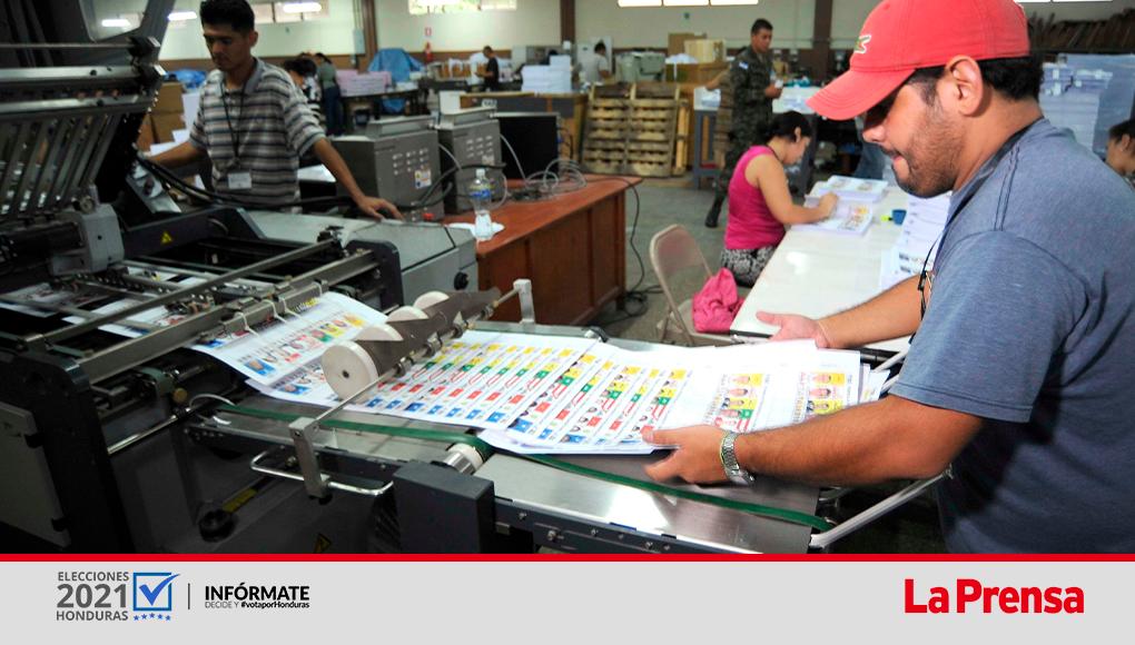 Ya están listas el 70% de las papeletas electorales del 28 de noviembre