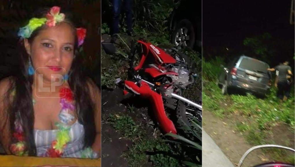Camioneta embiste a familia y mata a la madre en El Porvenir, Atlántida