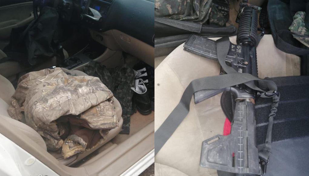 Arrestan a hombres que asaltaban con uniformes militares y fusiles
