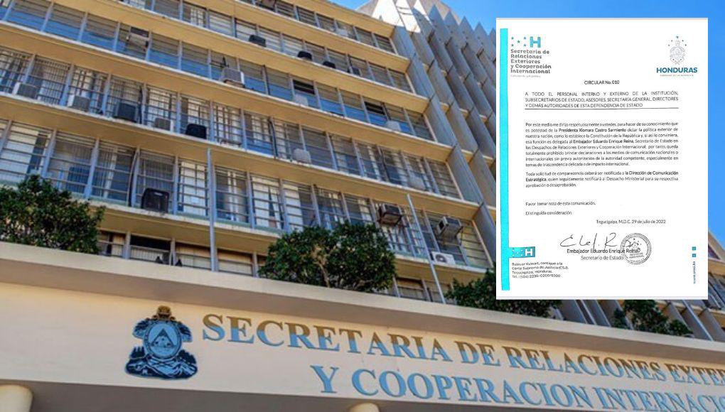 Cancillería prohíbe a funcionarios hablar sobre temas “de trascendencia delicada”