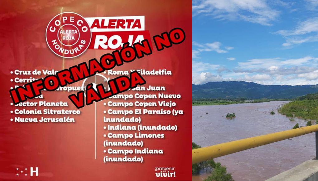 Copeco deja sin efecto el llamado de “evacuación obligatoria” en La Lima, Cortés