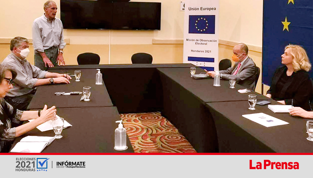 Misión de observación se reúne con presidenciables del Partido Nacional y PAC