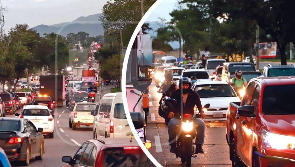El parque vehicular sampedrano aumenta cada año drásticamente.