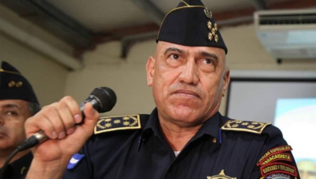 Juan Carlos El “Tigre” Bonilla, exjefe de la Policía Nacional de Honduras.