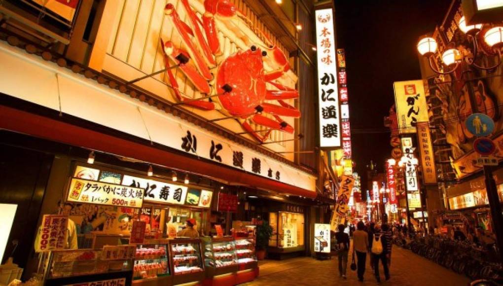 5. Osaka, Japón. La tercera ciudad más importante del país asiático también es uno de los destinos turísticos predilectos.