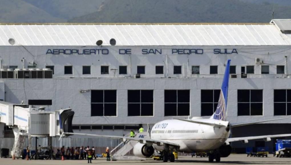 Con normalidad opera el aeropuerto Ramón Villeda Morales de San Pedro Sula