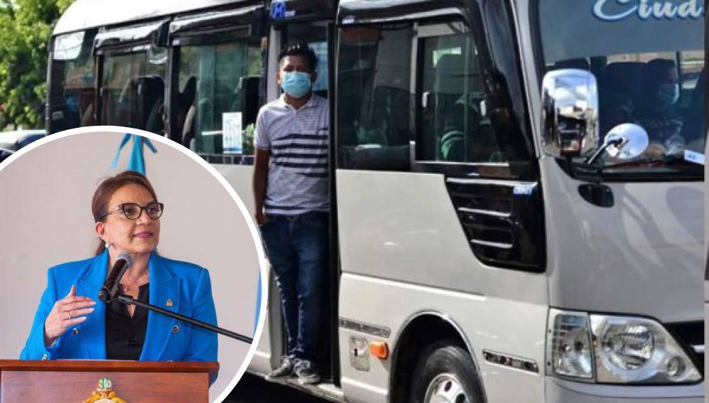 Transportistas suspenden incremento al pasaje y buscarán dialogar con Xiomara Castro