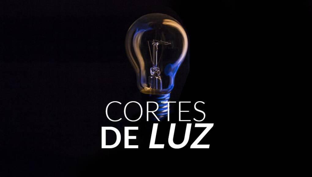 Zonas de Honduras sin electricidad este martes 8 de marzo