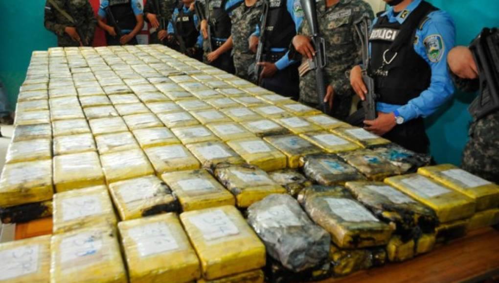 Honduras ha decomisado más de 12 toneladas de cocaína y marihuana este 2022