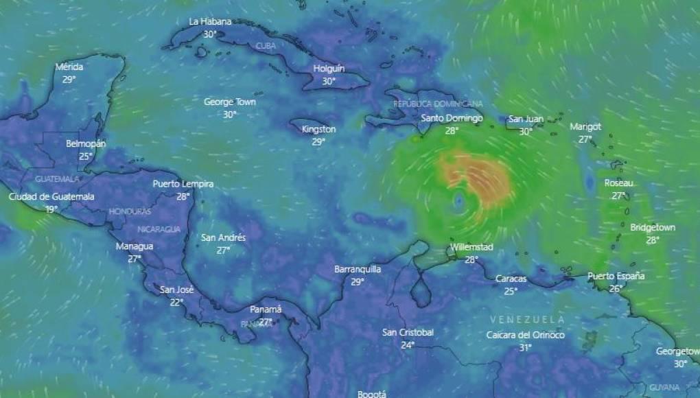 La trayectoria de la depresión tropical 9, que en las próximas horas se convertiría en tormenta tropical, pero se espera, según proyecciones, que no impacte sobre territorio hondureño, sin embargo, las bandas de nubosidad sí dejarán lluvias.