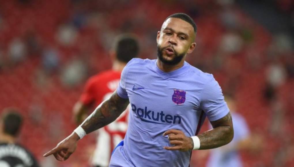 Memphis Depay podría dejar las filas del Barcelona y unirse a la Juventus.