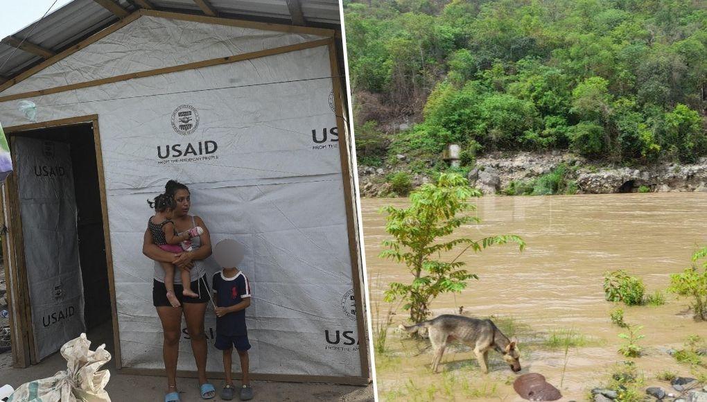 Tras perder todo por Eta, madre soltera ahora vive a orillas del río Ulúa en constante zozobra