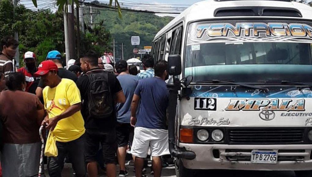 Matan a ayudante y dejan herido a conductor de un bus Impala en Choloma, Cortés