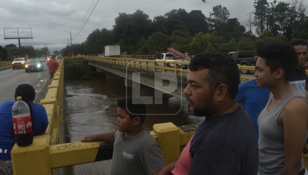 El Chamelecón presenta una crecida inferior a la del Ulúa, sin embargo, Copeco llamó a mantenerse alertas. 