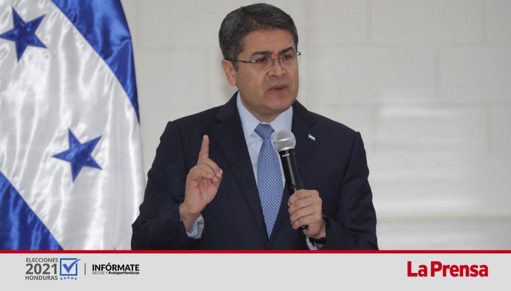 Presidente Hernández considera que sí hay condiciones para desarrollar elecciones en paz en Honduras