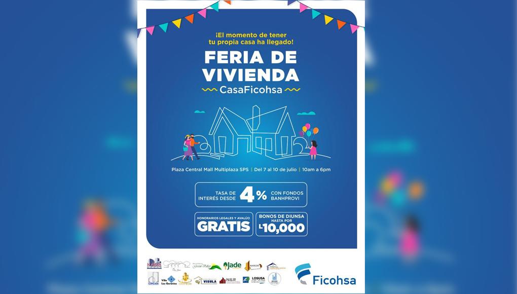 Feria de Vivienda CasaFicohsa ofrece atractivos beneficios para quienes buscan una casa