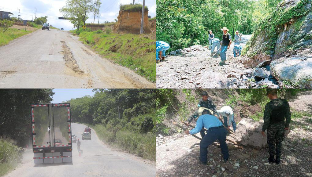 Carreteras en mal estado golpean la economía del occidente de Honduras