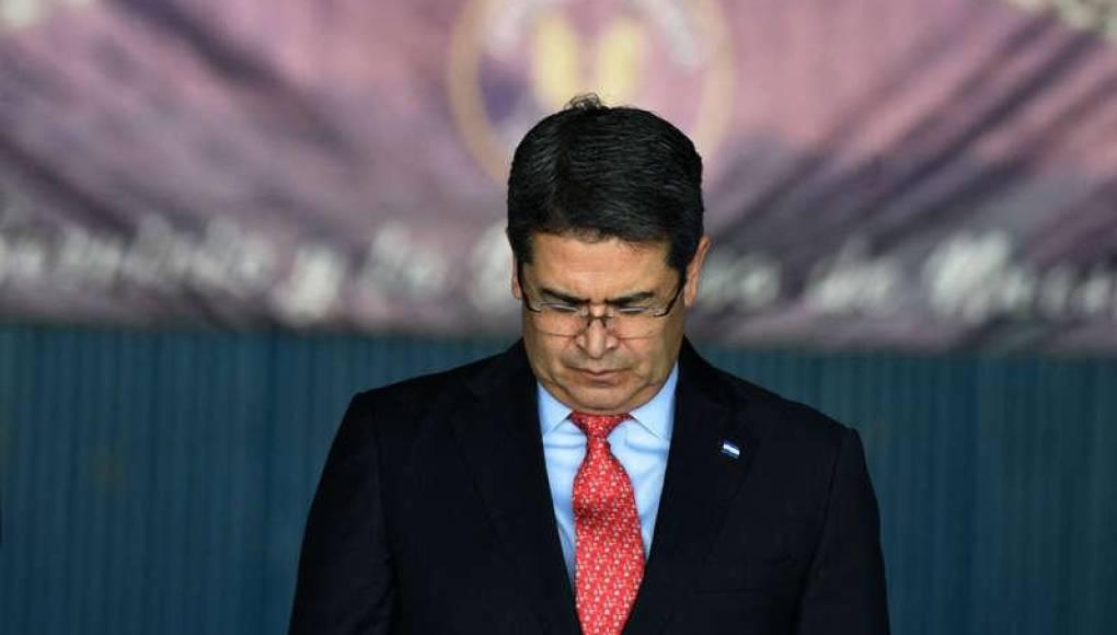 Juan Orlando Hernández gobernó Honduras por dos períodos consecutivos, entre 2014 y enero de 2022. Fotografía: AFP
